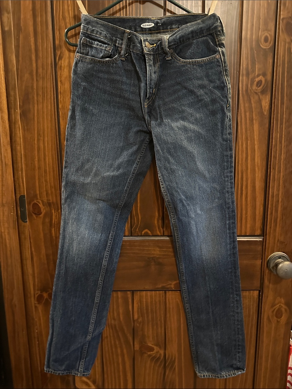 Old Navy Men’s Indigo Slim Straight Jeans size 28x32